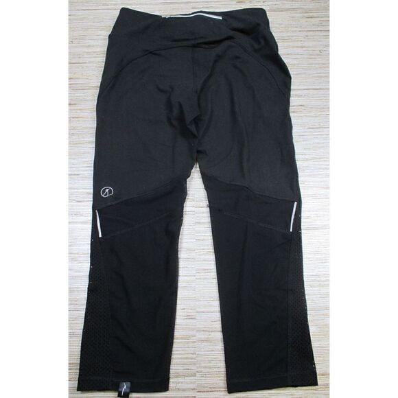 W-19 X by Gottex colorblock stretch Leggings BLACK size S uec $73 - Picture 2 of 2